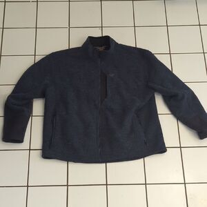 Ariat men’s wool jacket | blue full-zip warm workwear outerwear relaxed fit